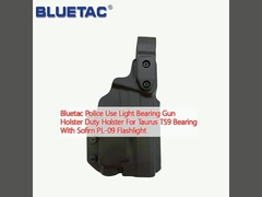 Bluetac Police Use Light Bearing Gun Holster Duty Holster For Taurus TS9 Bearing With Sofirn PL-09 Flashlight