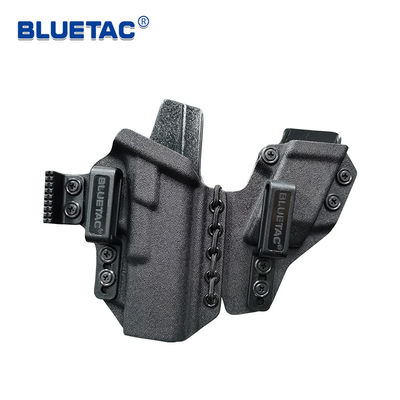 Bluetac Kydex IWB Gun Holster For Glock 17 19 43 48 Intergrated Mag Pouch