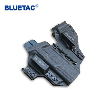 Bluetac Kydex IWB Gun Holster For Glock 17 19 43 48 Intergrated Mag Pouch
