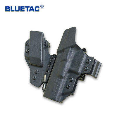 Bluetac Kydex IWB Gun Holster For Glock 17 19 43 48 Intergrated Mag Pouch