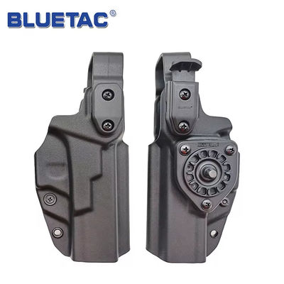 Black Kydex Level 2 Retention Holster With Belt Clip Carry Attachment