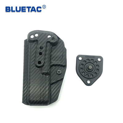Carbon Fibre Fobus Gun Holster Bluetac For Glock 17 19 With Belt Loop