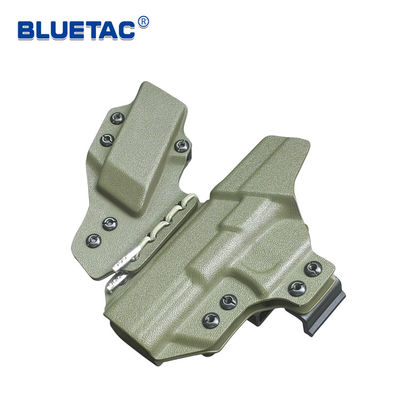 Bluetac Kydex IWB Gun Holster With Mag Custom Molded For Perfect Firearm Retention