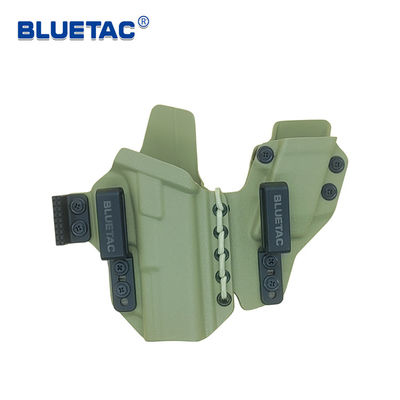 Bluetac Kydex IWB Gun Holster With Mag Custom Molded For Perfect Firearm Retention