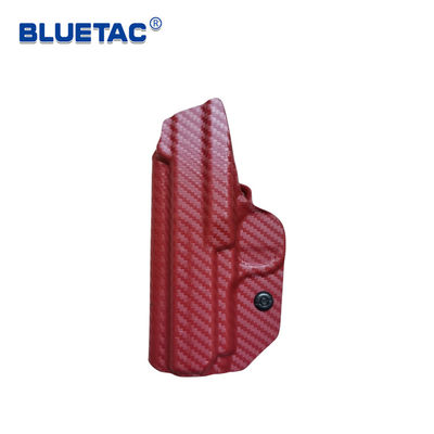 Red Color Carbon Fiber Gun Holster Lifetime Warranty Fit Glock 17 19 19X 22