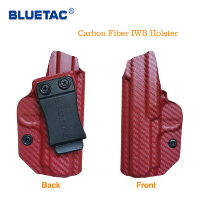 Red Color Carbon Fiber Gun Holster Lifetime Warranty Fit Glock 17 19 19X 22