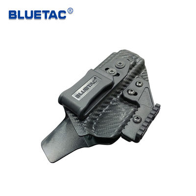 Black Carbon Fiber IWB Holster Rounded Edges For Comfortable Wear With Claw B
