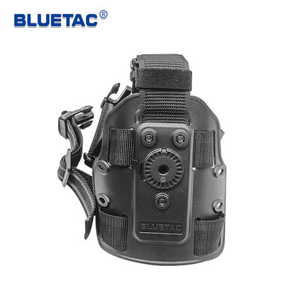 Polymer Gun Holster Outdoor Tactical 9mm Polymer OWB Leg Platform Gun Bag 360 Degree Rotation