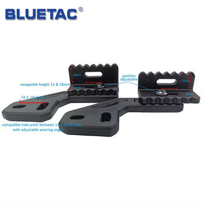 Bluetac Factory Price Polymer Upgraded Version Tactical Belt Clip Adjustable Concealment Wing For IWB Gun Holster