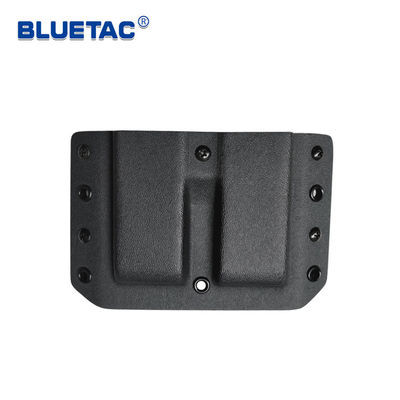 Tactical OWB Kydex Double Mag Holster 9mm Mag Pouch Case Military Grade Black Fit MP1911