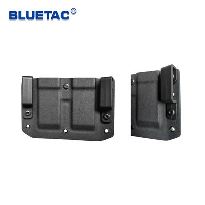 Tactical OWB Kydex Double Mag Holster 9mm Mag Pouch Case Military Grade Black Fit MP1911