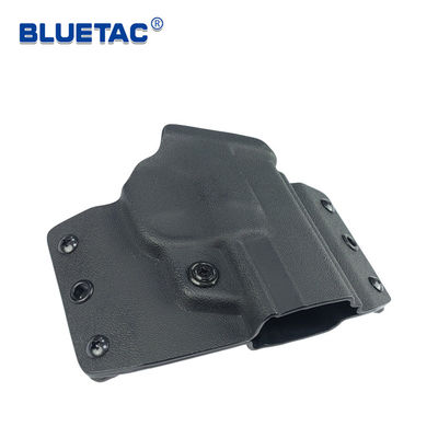 Black OWB Pancake Kydex Holster Speed Draw Optimized For Hellcat With Clip