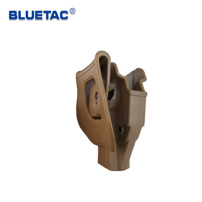 Tactical Polymer OWB Gun Holster Index Finger Release Outside The Waistband Gun Bag Tan Color