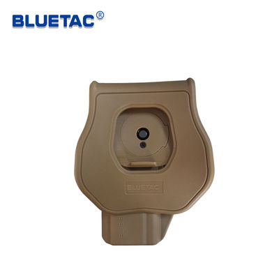 Tactical Polymer OWB Gun Holster Index Finger Release Outside The Waistband Gun Bag Tan Color