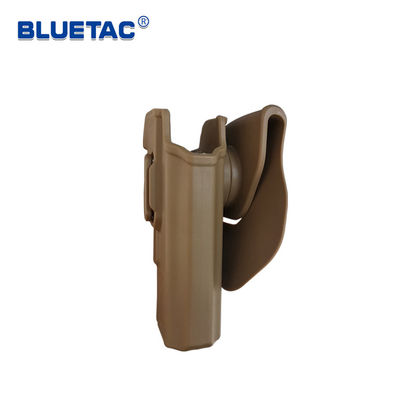 Tactical Polymer OWB Gun Holster Index Finger Release Outside The Waistband Gun Bag Tan Color