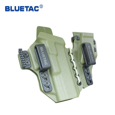Bluetac Kydex IWB Gun Holster With Mag Custom Molded For Perfect Firearm Retention