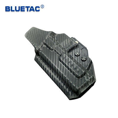 Black Carbon Fiber IWB Holster Rounded Edges For Comfortable Wear With Claw B