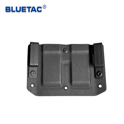 Tactical OWB Kydex Double Mag Holster 9mm Mag Pouch Case Military Grade Black Fit MP1911