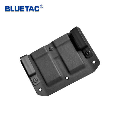 Tactical OWB Kydex Double Mag Holster 9mm Mag Pouch Case Military Grade Black Fit MP1911